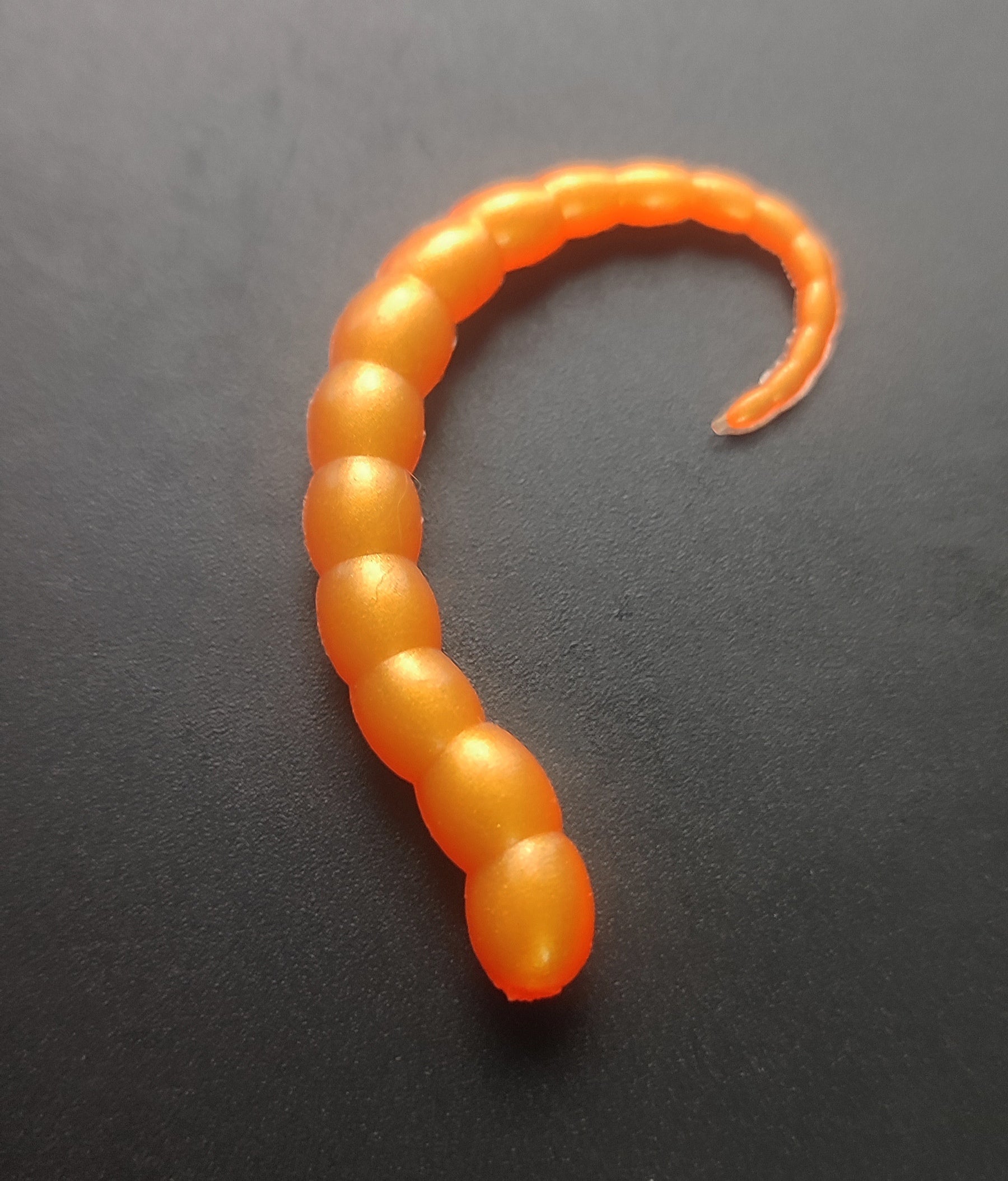 Cobra Bicolor (Arancio fluo/Oro) 7,5cm.