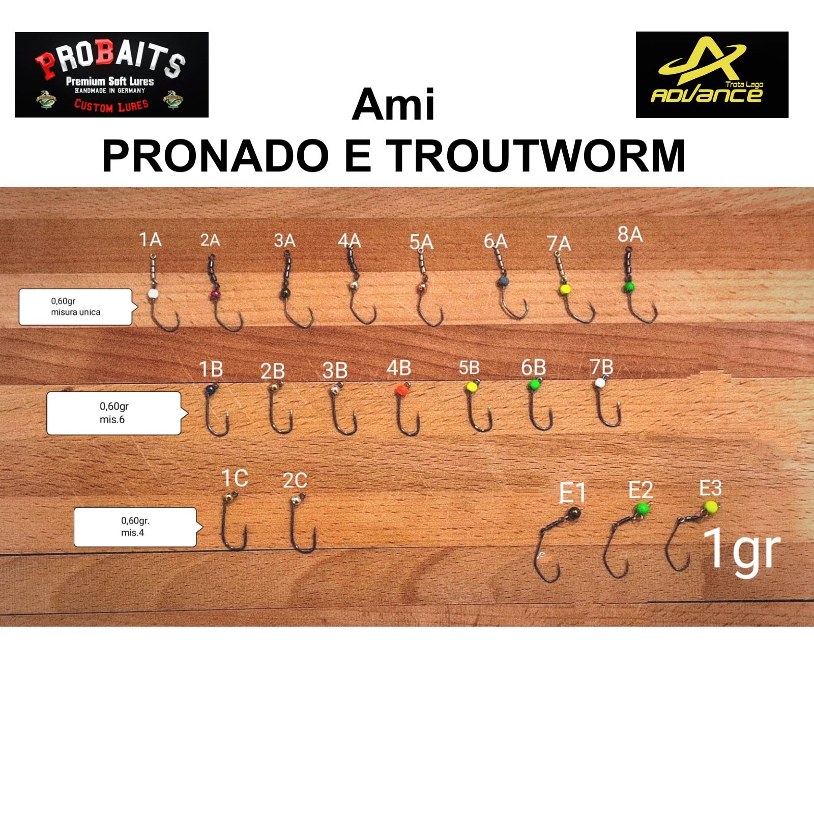 Ami piombati Cheburota 1gr