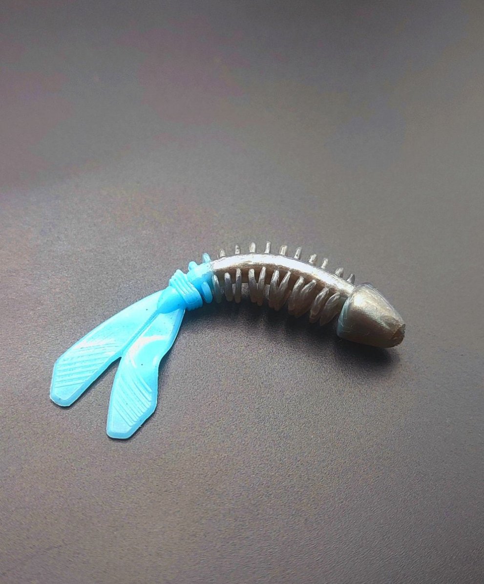 Trout Rocket (Grey/Azzurro) Fluo 5,5cm