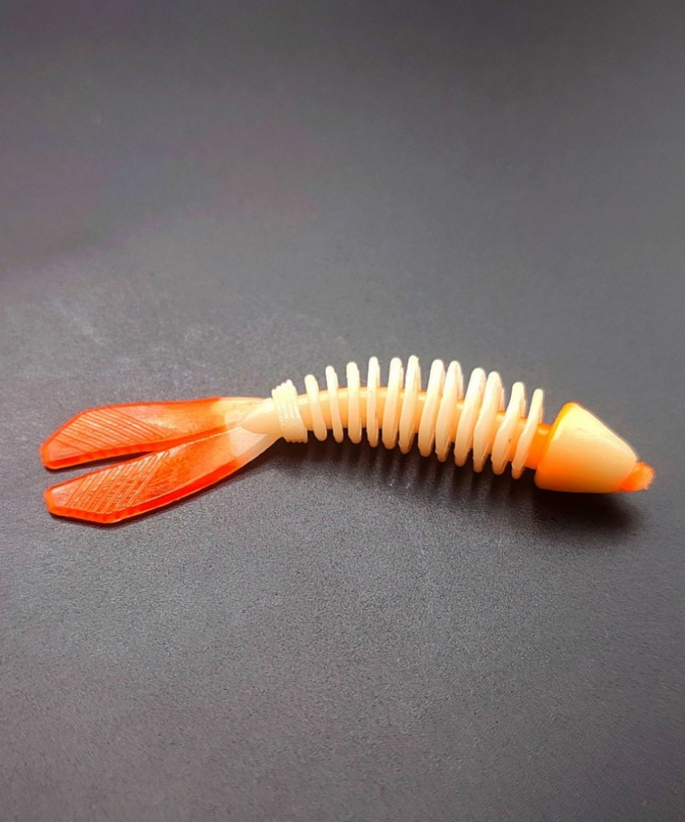 Trout Rocket (Bianco/Arancio) 5,5cm