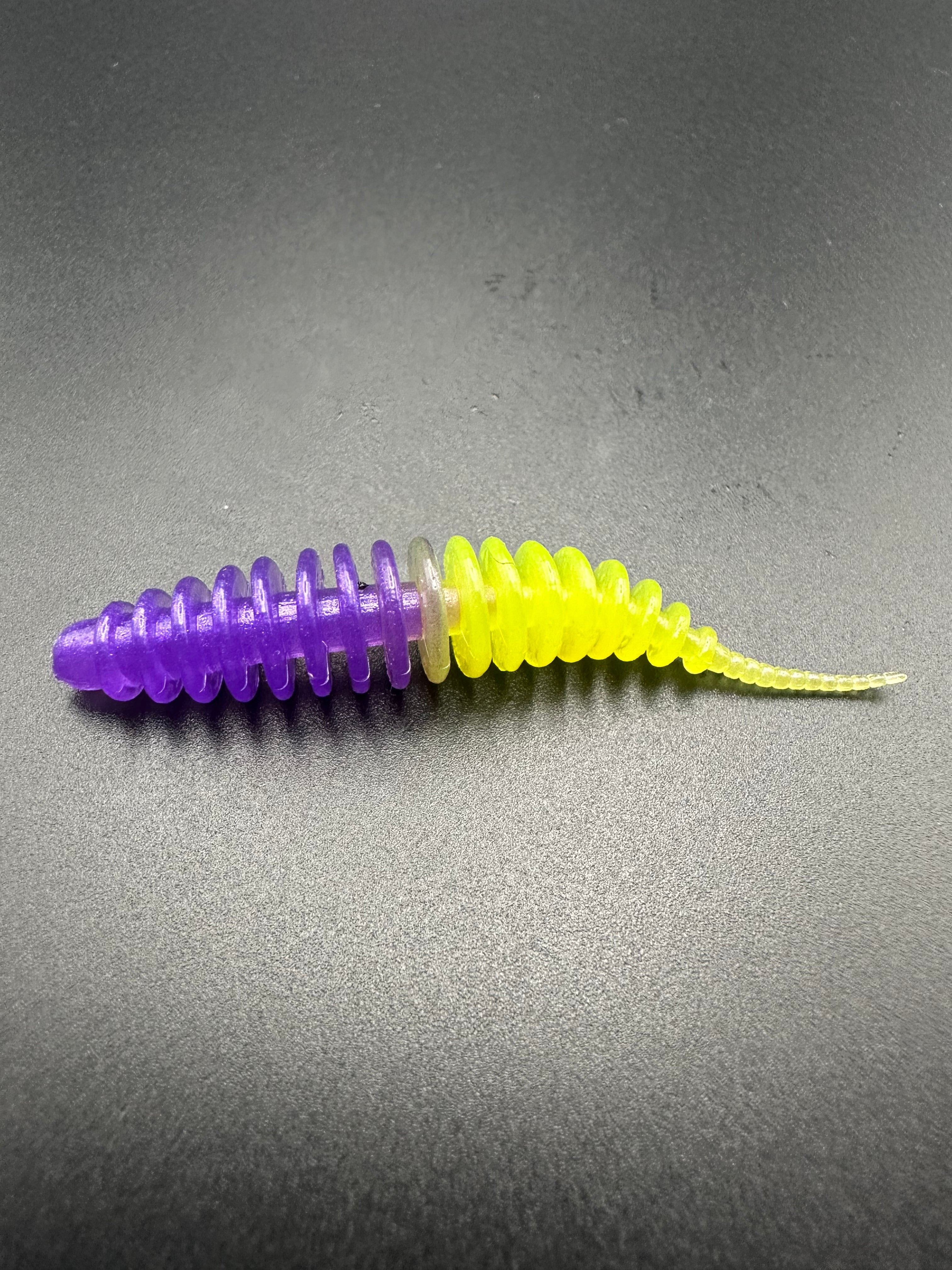 Troutworm2 (Viola/Giallo)fluo col.20