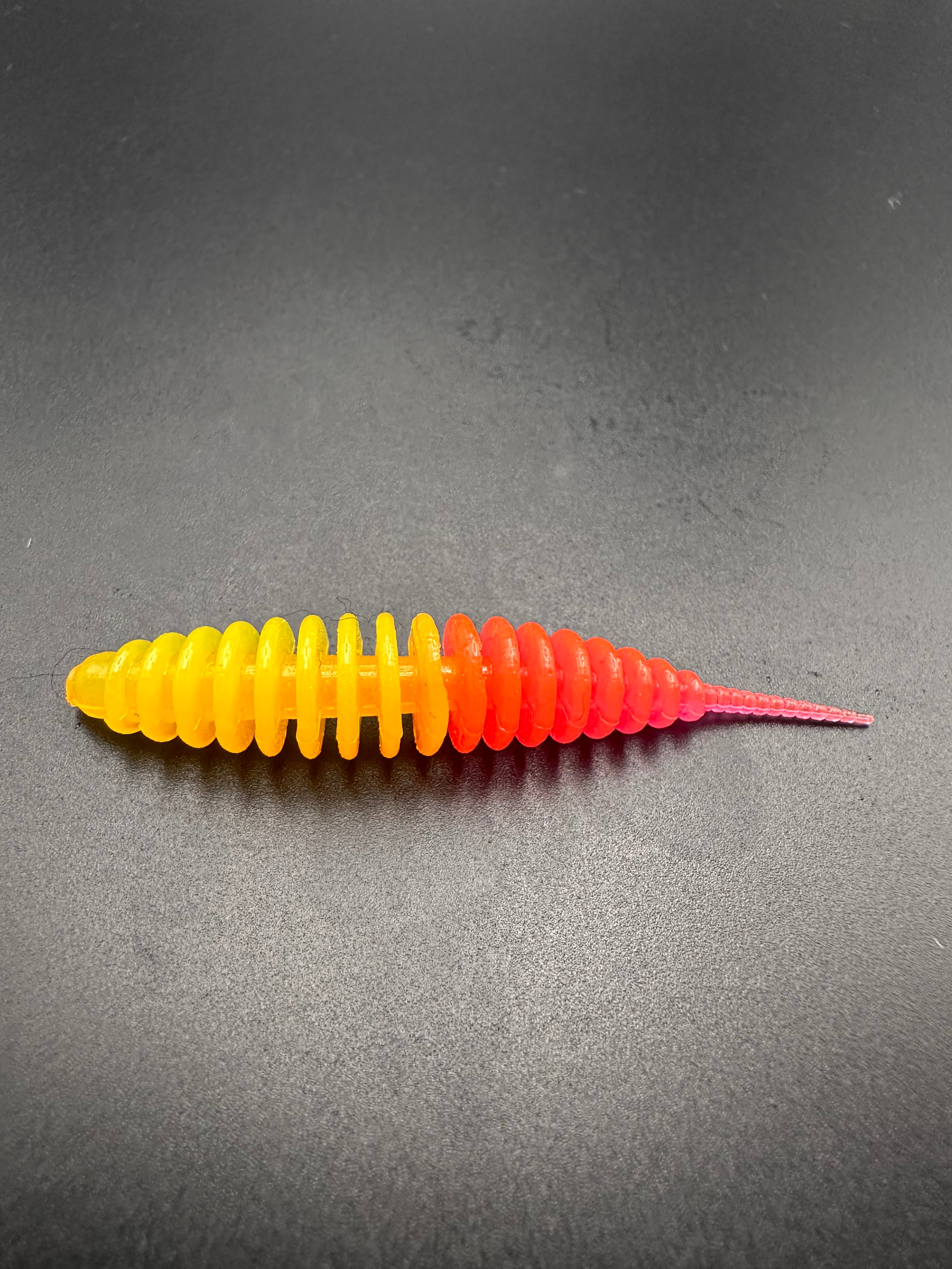Troutworm2 (Giallo/Aranciofux)fluo  col.3