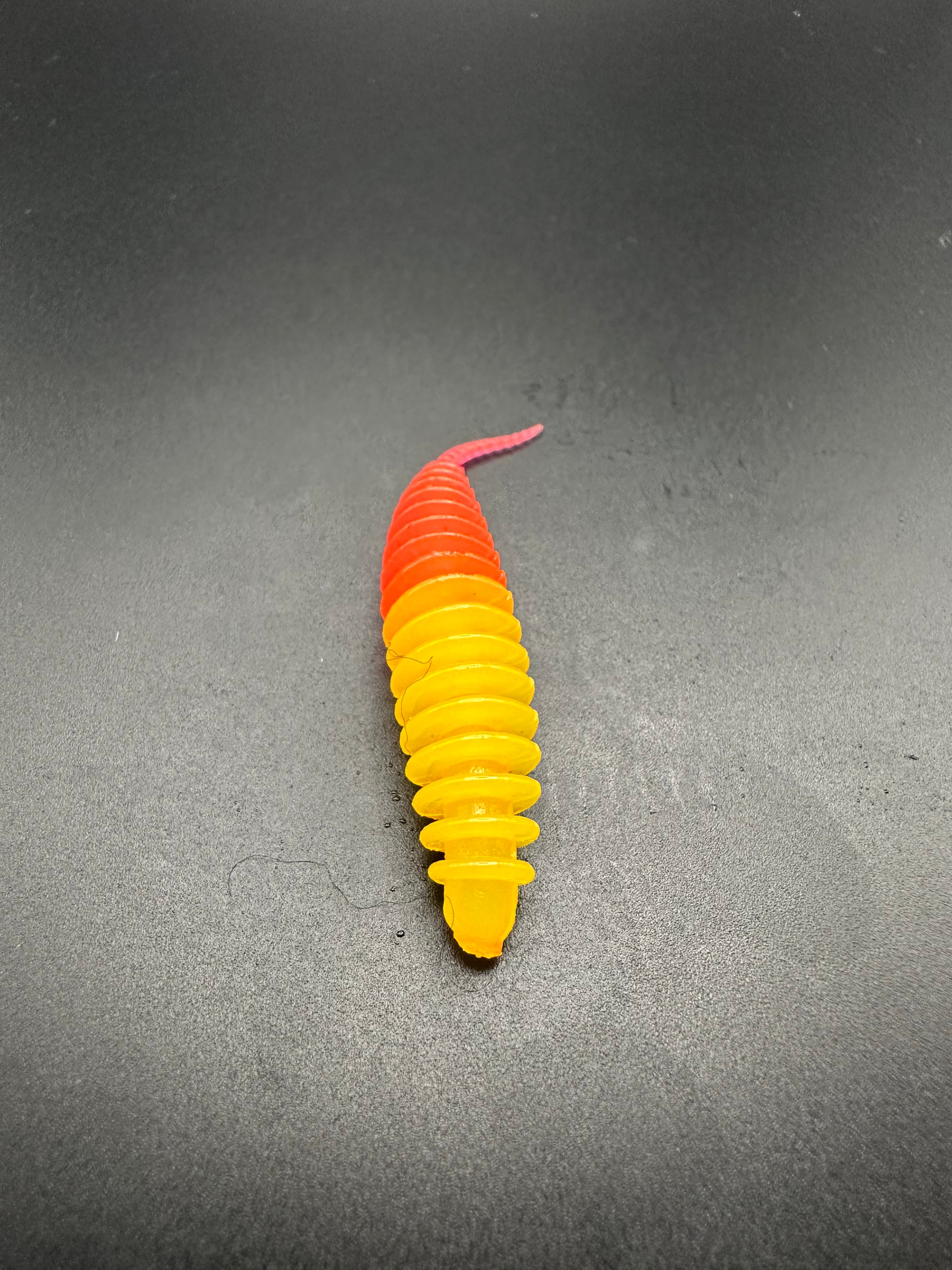 Troutworm2 (Giallo/Aranciofux)fluo  col.3