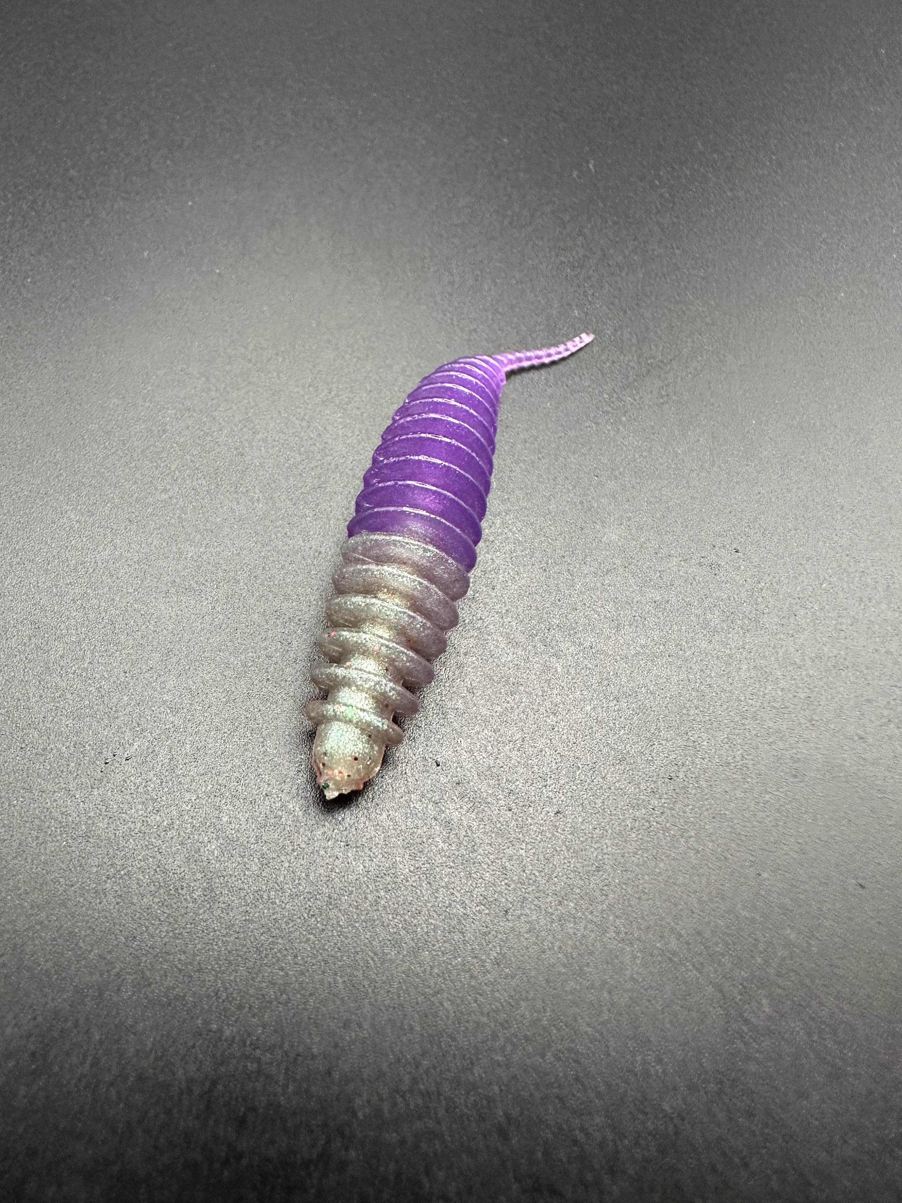 Troutworm2 (Grigio/Viola)Fluo col.17