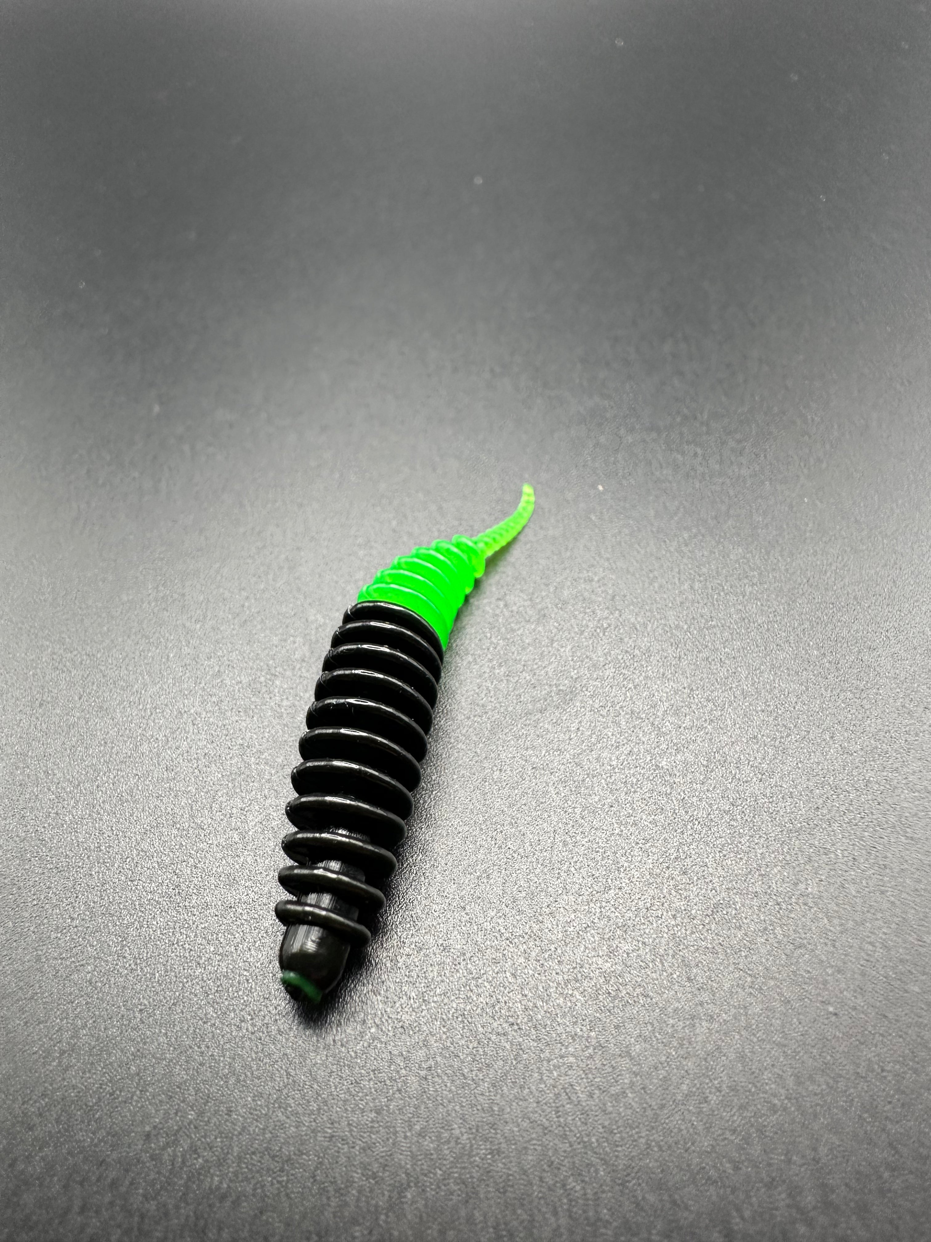 Troutworm2 (Nero/Verde light) col.28